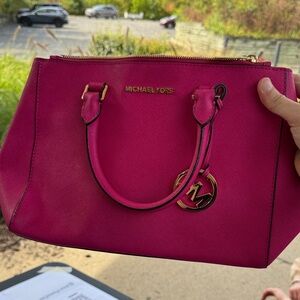 Michael Kors Fuchsia Satchel